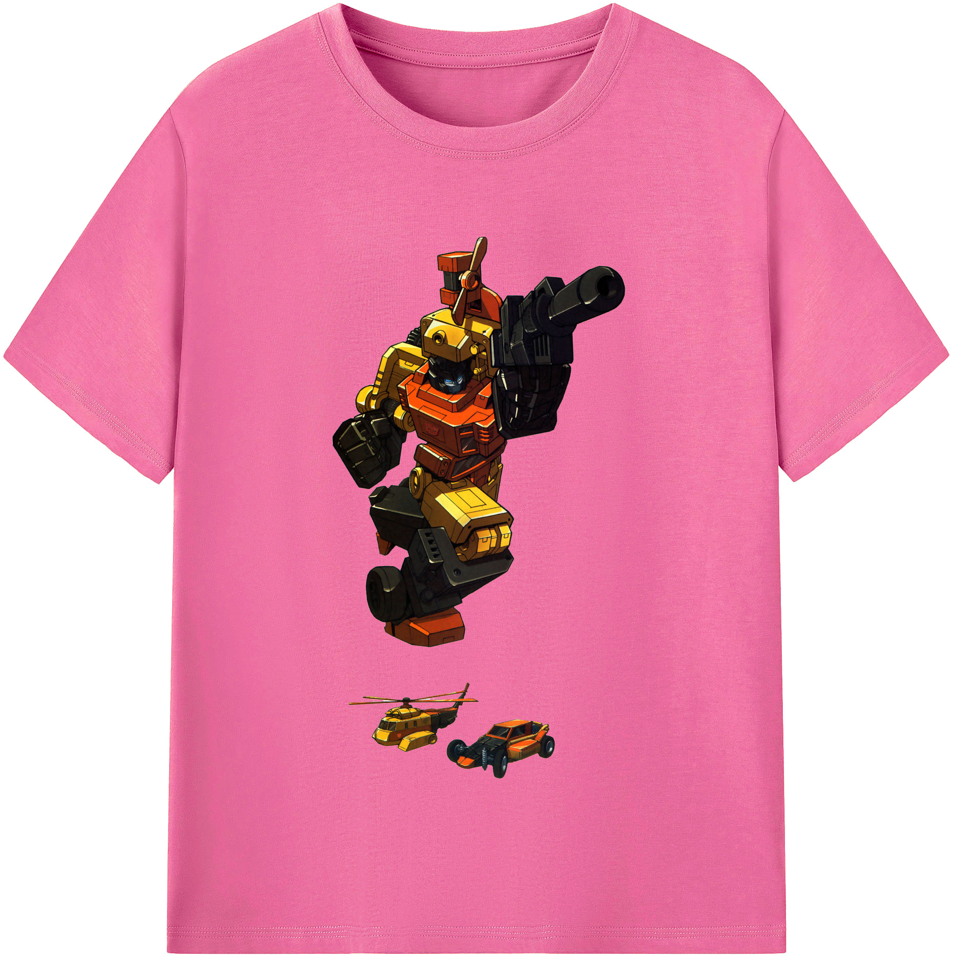（画像用）  レディースカジュアルプリントTシャツ（綿100％）
